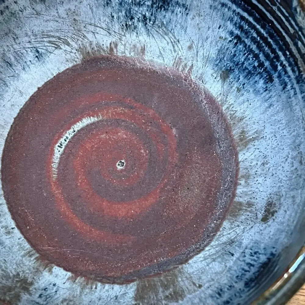 Handmade Studio Pottery Yarn Bowl 6